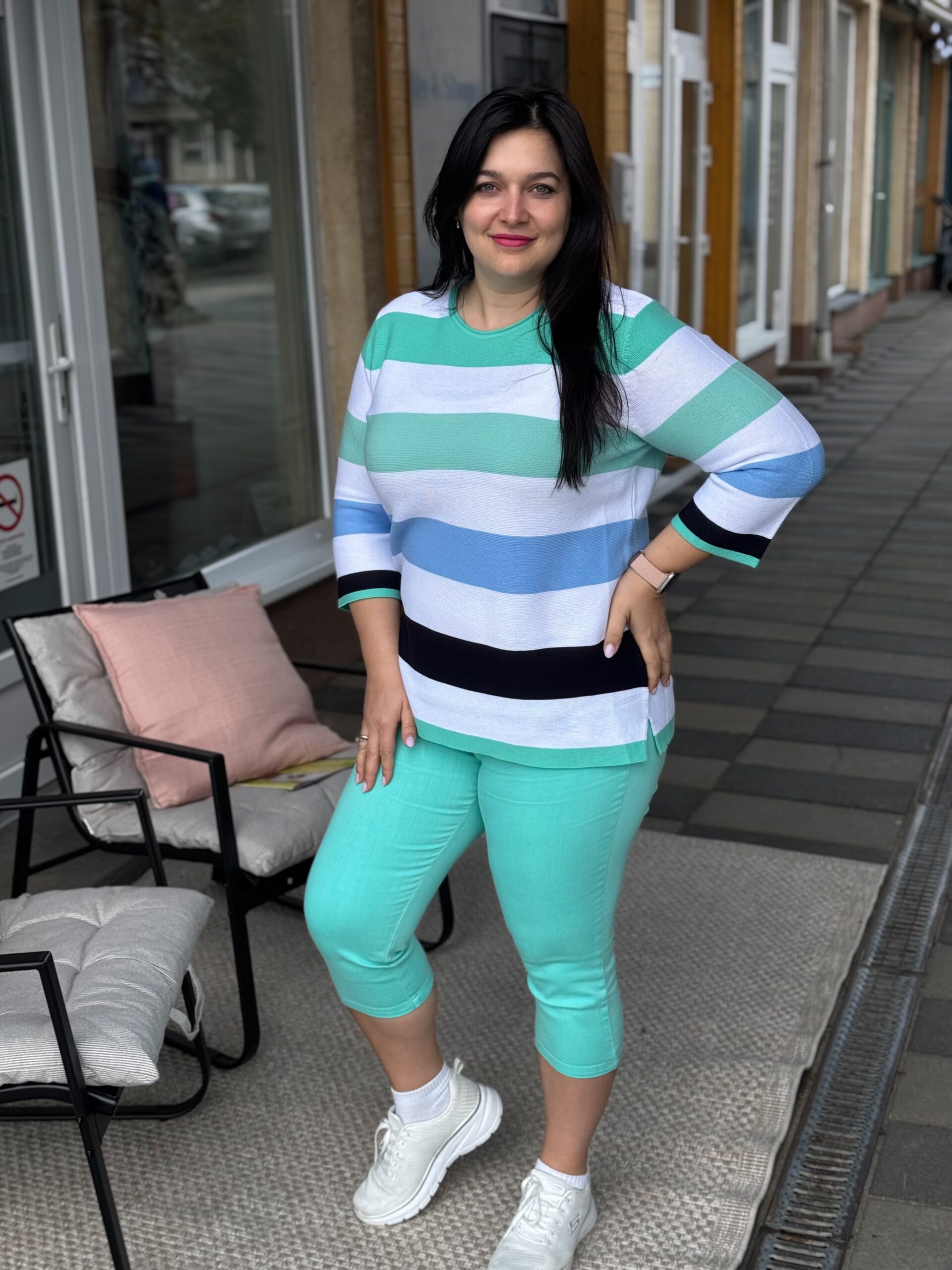 Navigazione farmer capri nadrág türkiz - Nadrág | MyBerill Boutique