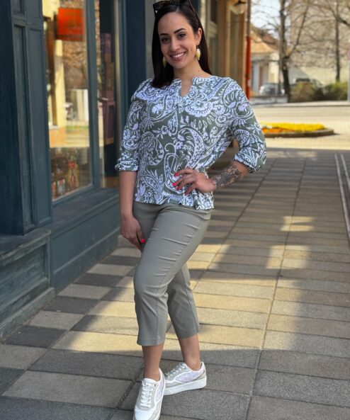 Alternative view of Navigazione bengalin Capri nadrág oliva