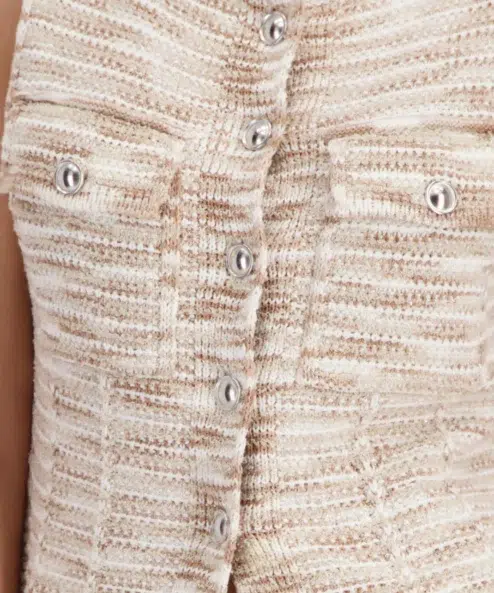 Monari kötött mellény - barna, 9. kép | MyBerill Boutique