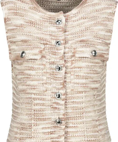 Monari kötött mellény - barna, 10. kép | MyBerill Boutique