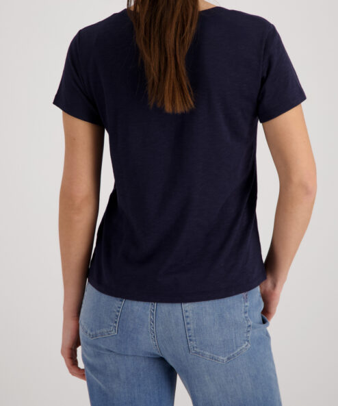 Monari rövidujjú strasszos felső sötétkék - Felső, 4. kép | MyBerill Boutique