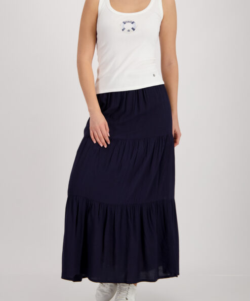 A Monari Mini mintás  top ekrü alternatív nézete