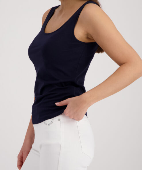 A Monari basic top sötétkék alternatív nézete