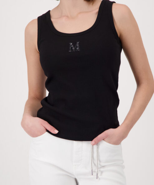 Alternative view of Monari basic top strasszal fekete