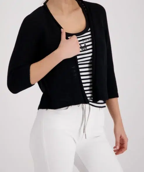 Monari kötött kardigán sötétkék