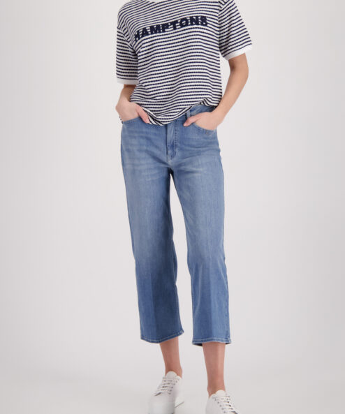 A Monari Texturált póló felirattal "HAMPTONS" alternatív nézete