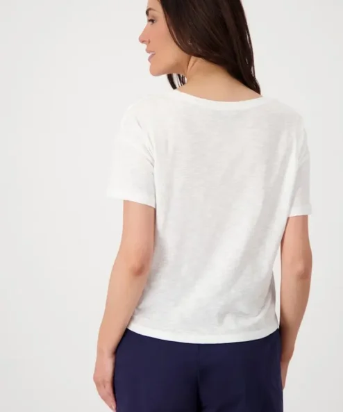Monari rövidujjú felső kék hajós - ekrü, 6. kép | MyBerill Boutique