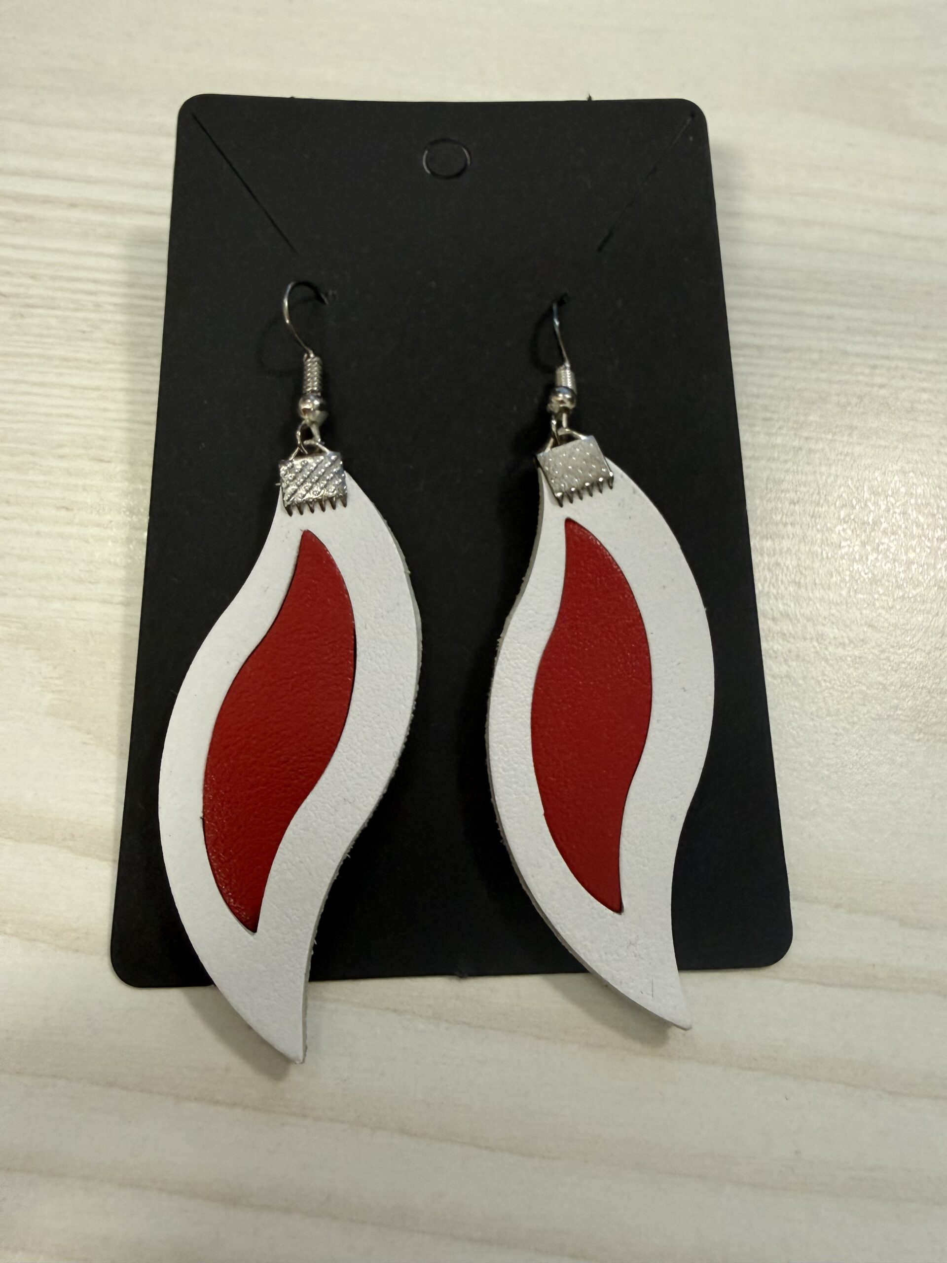 LEYA bőr kézműves fülbevaló hullám duo - arany, 7. kép | MyBerill Boutique