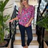 Navigazione 7/8-os rugalmas Emma nadrág - kék | MyBerill Boutique