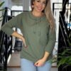 Navigazione 3/4-es ujjú női pulóver oliva - 3/4-es ujjú | MyBerill Boutique