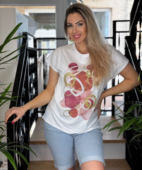 Alternative view of Navigazione nyomott mintás felső