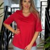 Navigazione piros strasszos felső - fehér | MyBerill Boutique