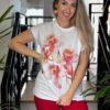 Navigazione orchidea mintás felső - fehér | MyBerill Boutique