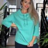 Navigazione 3/4-es ujjú női pulóver türkiz - 3/4-es ujjú | MyBerill Boutique