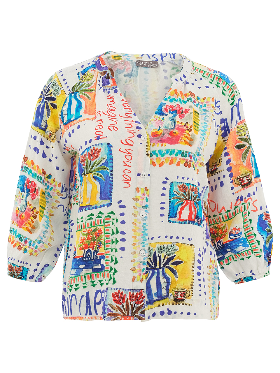 Dolcezza “A Kézzel készített kertem” Blúz - 3/4-es ujjú, 2. kép | MyBerill Boutique