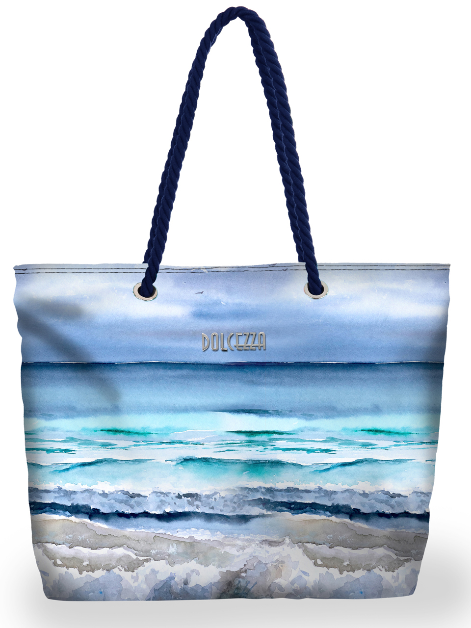 Dolcezza “Tengeri Tájkép” nagy válltáska - acélkék, 2. kép | MyBerill Boutique