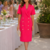 Mystic Day pink Nara ruha - egyrészes ruha | MyBerill Boutique