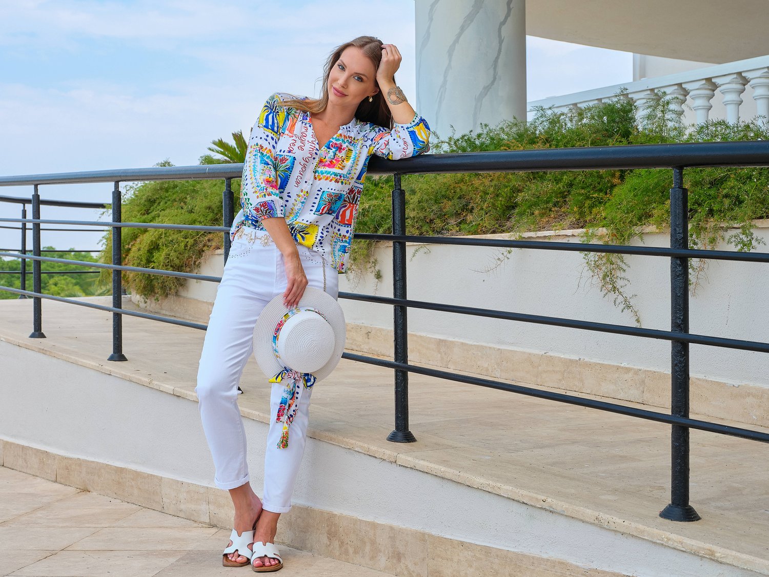 Dolcezza “A Kézzel készített kertem” Blúz - 3/4-es ujjú, 3. kép | MyBerill Boutique