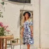 Dolcezza Midi ruha X „Blue Lotus” - Dolcezza | MyBerill Boutique