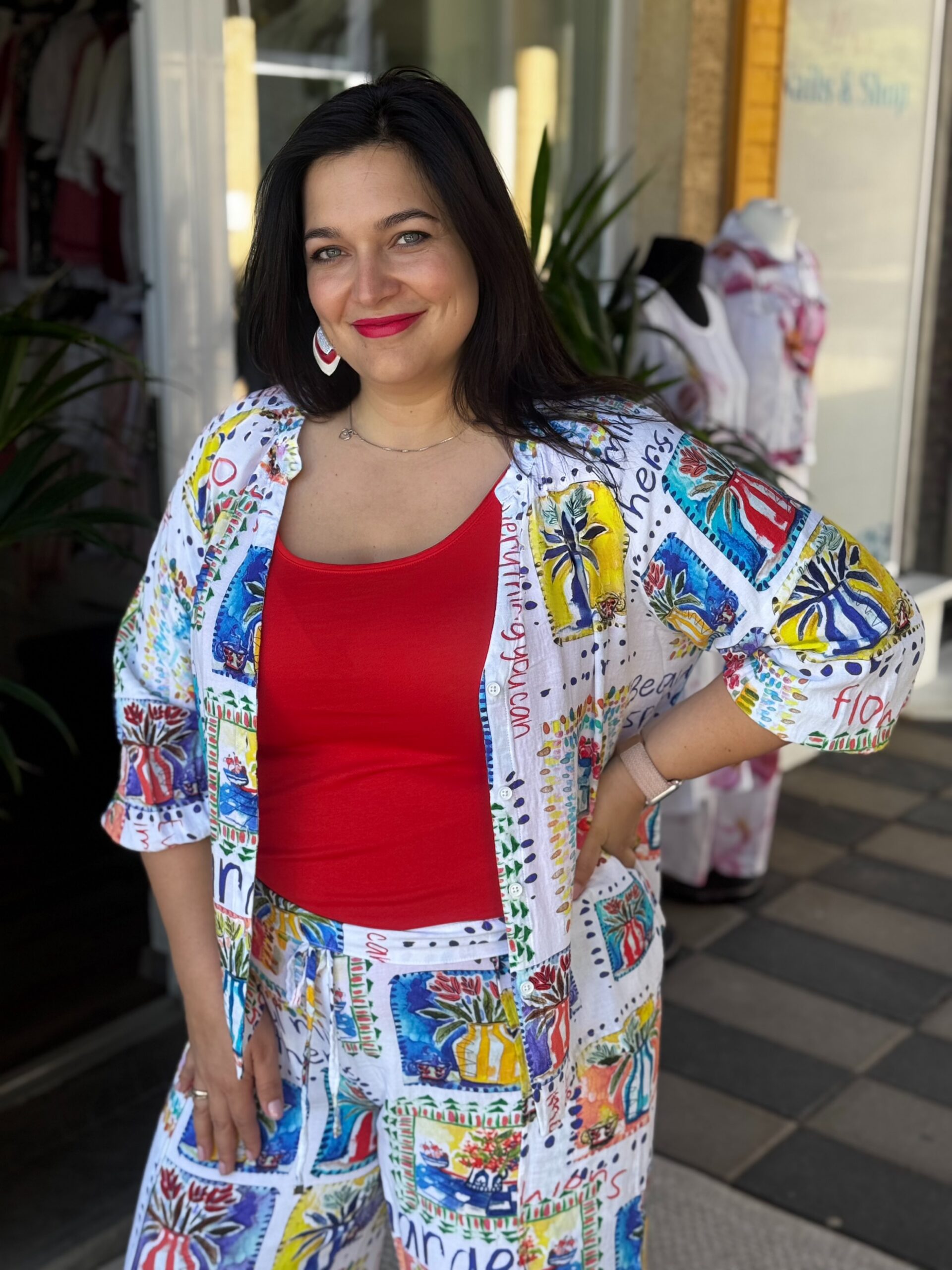 Dolcezza “A Kézzel készített kertem” Blúz - 3/4-es ujjú, 7. kép | MyBerill Boutique