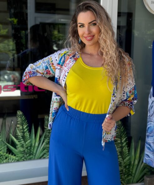 Dolcezza “A Kézzel készített kertem” Blúz - 3/4-es ujjú, 6. kép | MyBerill Boutique