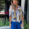 Dolcezza “A Kézzel készített kertem” Blúz - 3/4-es ujjú | MyBerill Boutique