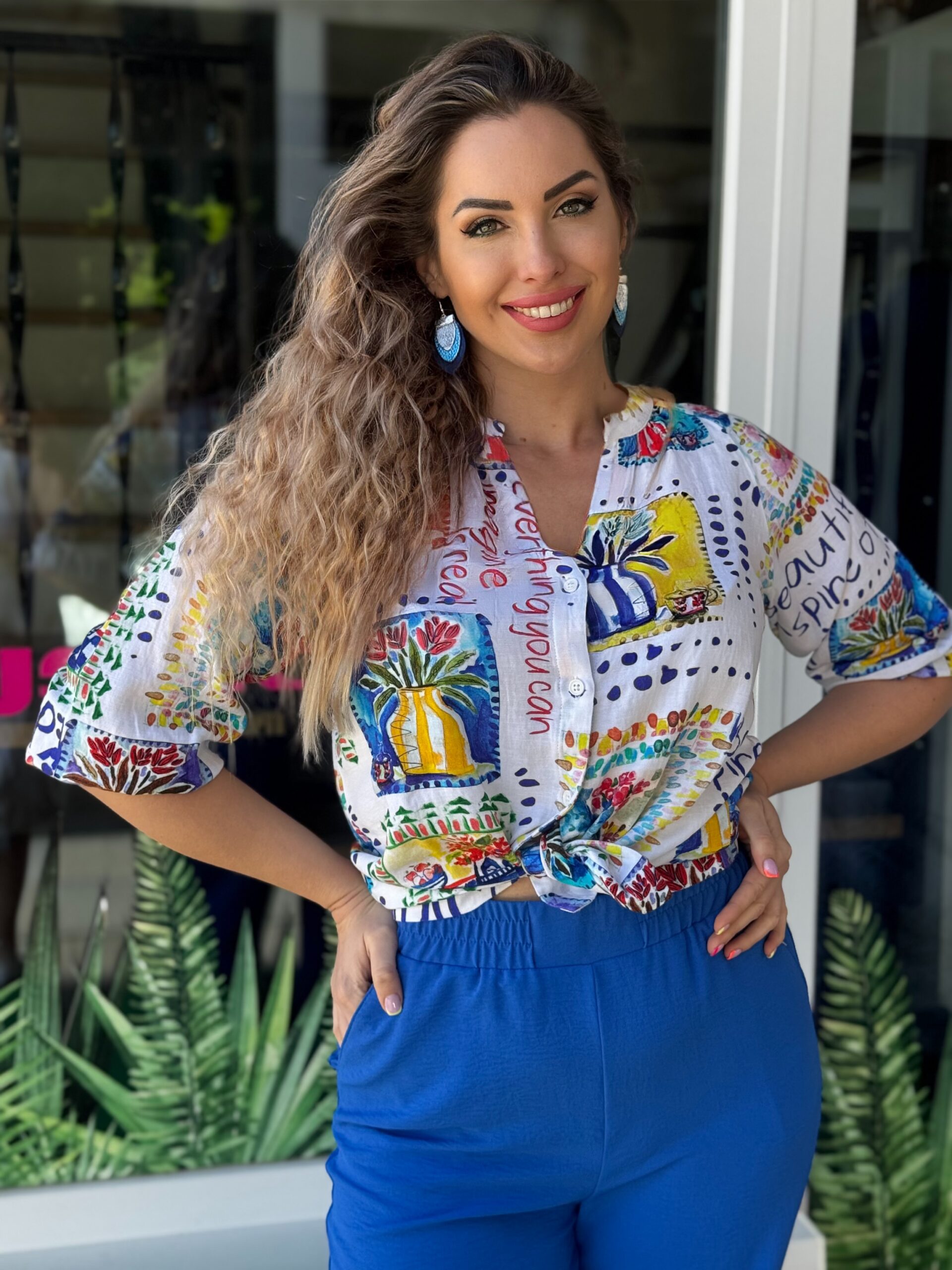 Dolcezza “A Kézzel készített kertem” Blúz - 3/4-es ujjú, 4. kép | MyBerill Boutique