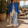 Dolcezza Jeans kabát royal kék