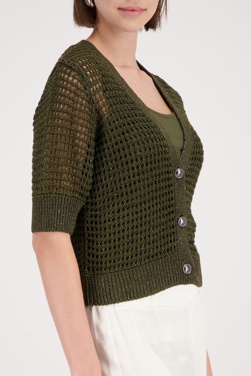 Monari Ajour kardigán zöld - Felső, 4. kép | MyBerill Boutique