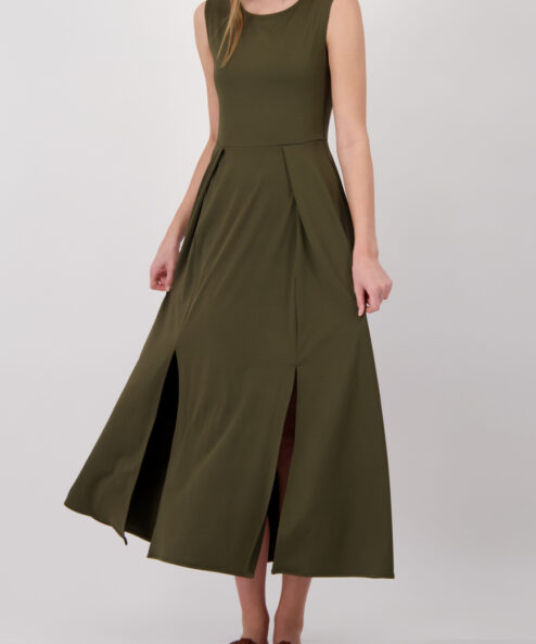 Monari Maxi ruha hasítékokkal zöld - Egyrészes ruha, 6. kép | MyBerill Boutique