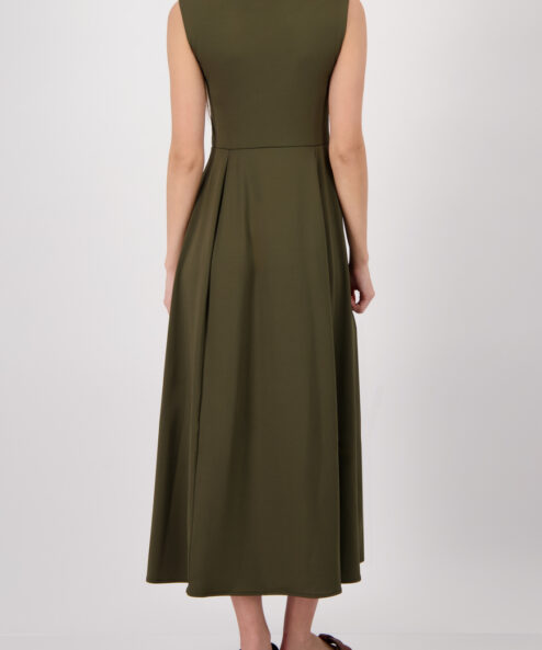 Monari Maxi ruha hasítékokkal zöld - Egyrészes ruha, 4. kép | MyBerill Boutique