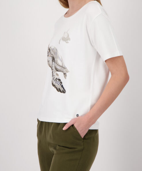 Monari Teknőcmintás póló - bézs, 6. kép | MyBerill Boutique