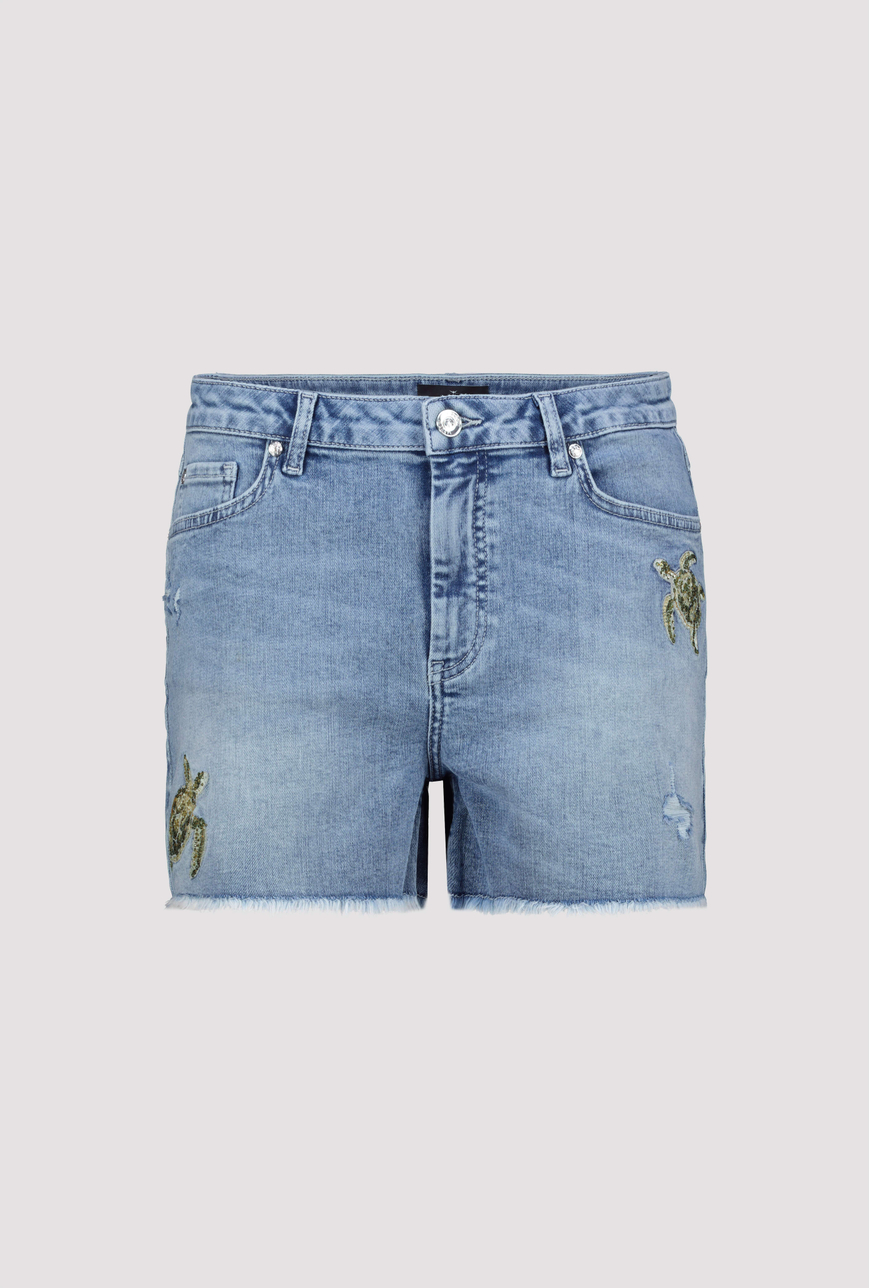 Monari farmer rövidnadrág teknős mintával - kék, 7. kép | MyBerill Boutique