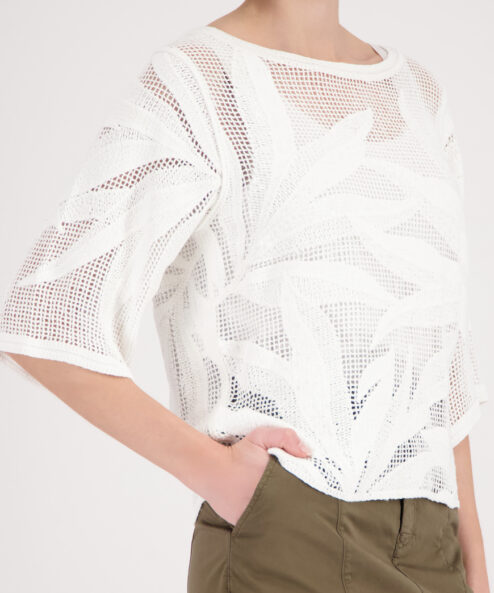 Monari Kötött pulóver cornelly mintával - 3/4-es ujjú, 4. kép | MyBerill Boutique