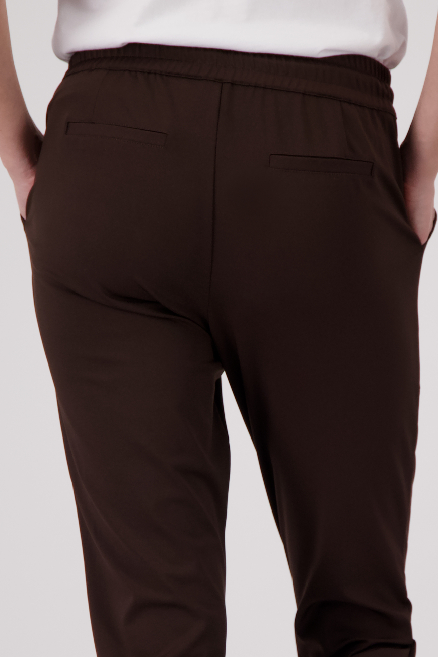 Monari csoki cipzáras zsebbel ellátott szabadidőnadrág - barna, 6. kép | MyBerill Boutique