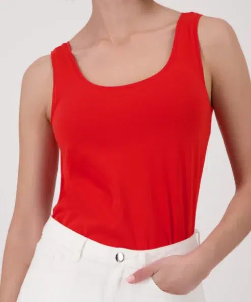 Monari basic top piros