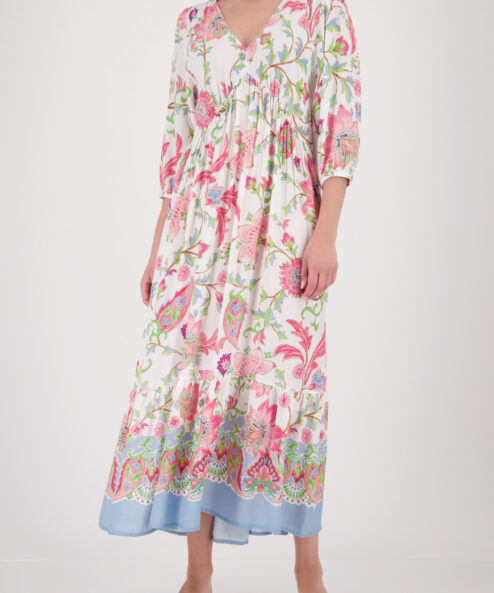 Monari Virágmintás ruha maxi - 3/4-es ujjú, 7. kép | MyBerill Boutique
