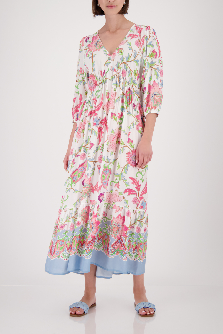 Monari Virágmintás ruha maxi - 3/4-es ujjú, 7. kép | MyBerill Boutique