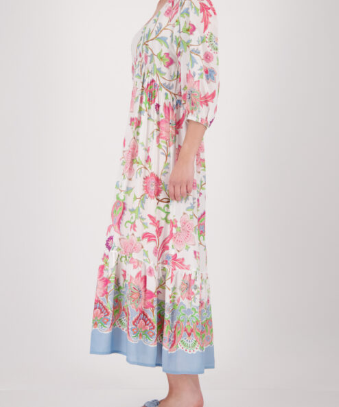 Monari Virágmintás ruha maxi - 3/4-es ujjú, 6. kép | MyBerill Boutique