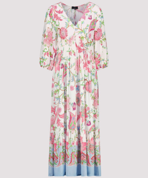 Monari Virágmintás ruha maxi - 3/4-es ujjú, 9. kép | MyBerill Boutique