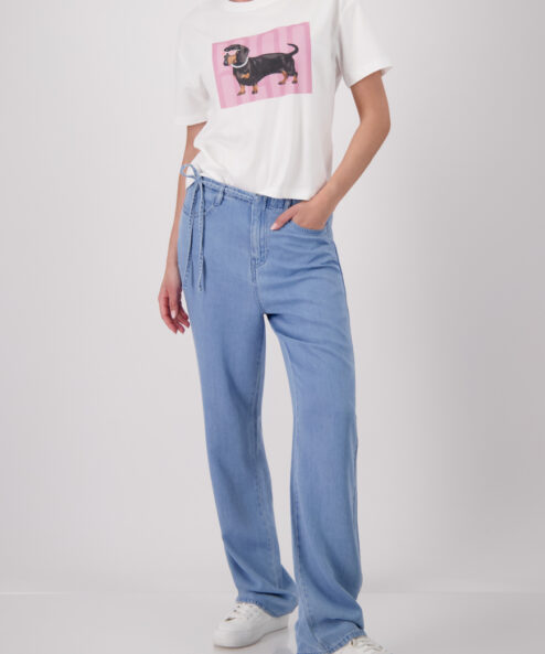 Monari Tacskó mintás póló - ekrü, 3. kép | MyBerill Boutique