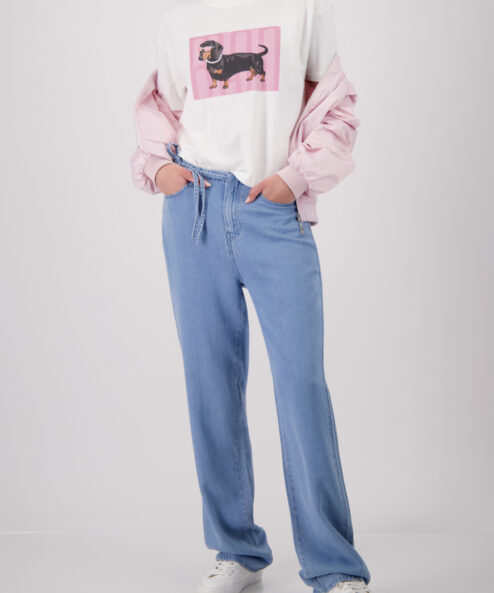 Monari Tacskó mintás póló - ekrü, 8. kép | MyBerill Boutique