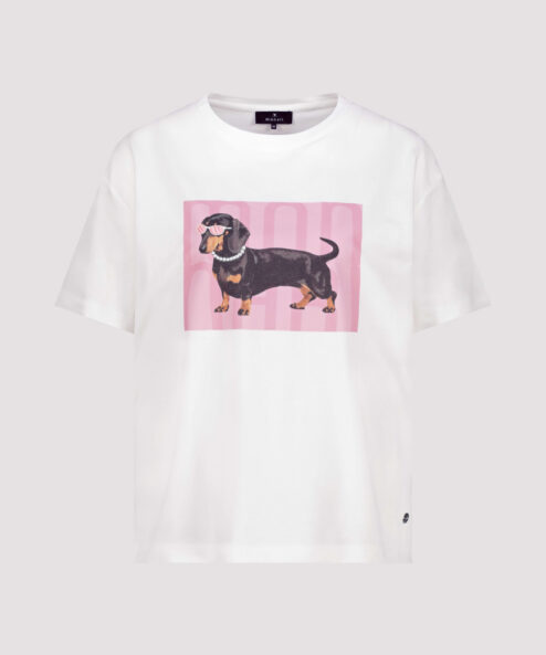 Monari Tacskó mintás póló - ekrü, 5. kép | MyBerill Boutique