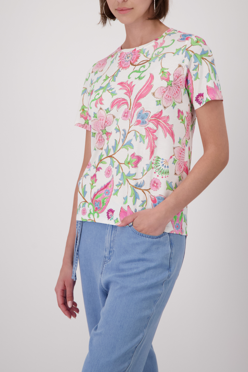 Monari Virág mintás felső - ekrü, 2. kép | MyBerill Boutique
