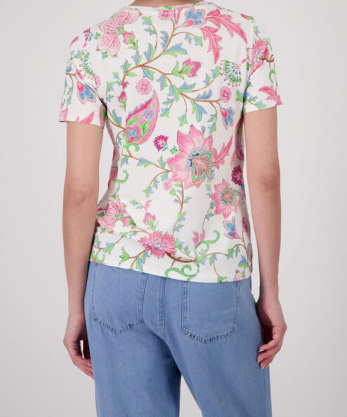 Monari Virág mintás felső - ekrü, 3. kép | MyBerill Boutique