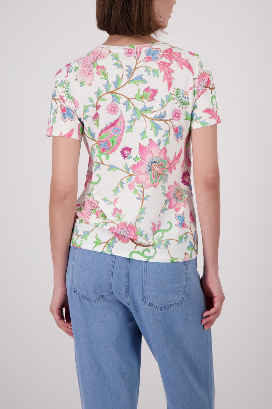 Monari Virág mintás felső - ekrü, 3. kép | MyBerill Boutique