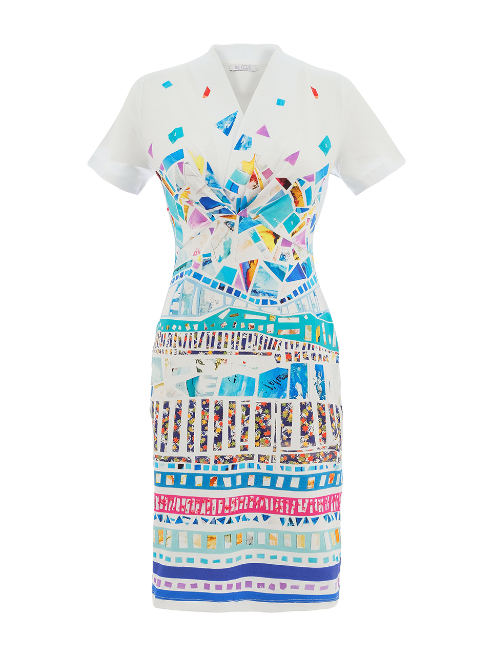 Dolcezza “A szél levegője ezer színben”V nyakú ruha - Dolcezza, 3. kép | MyBerill Boutique