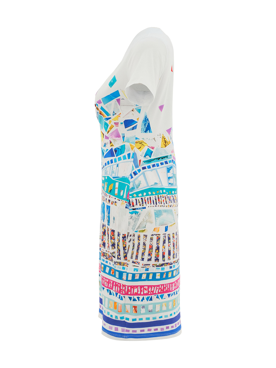 Dolcezza “A szél levegője ezer színben”V nyakú ruha - Dolcezza, 5. kép | MyBerill Boutique
