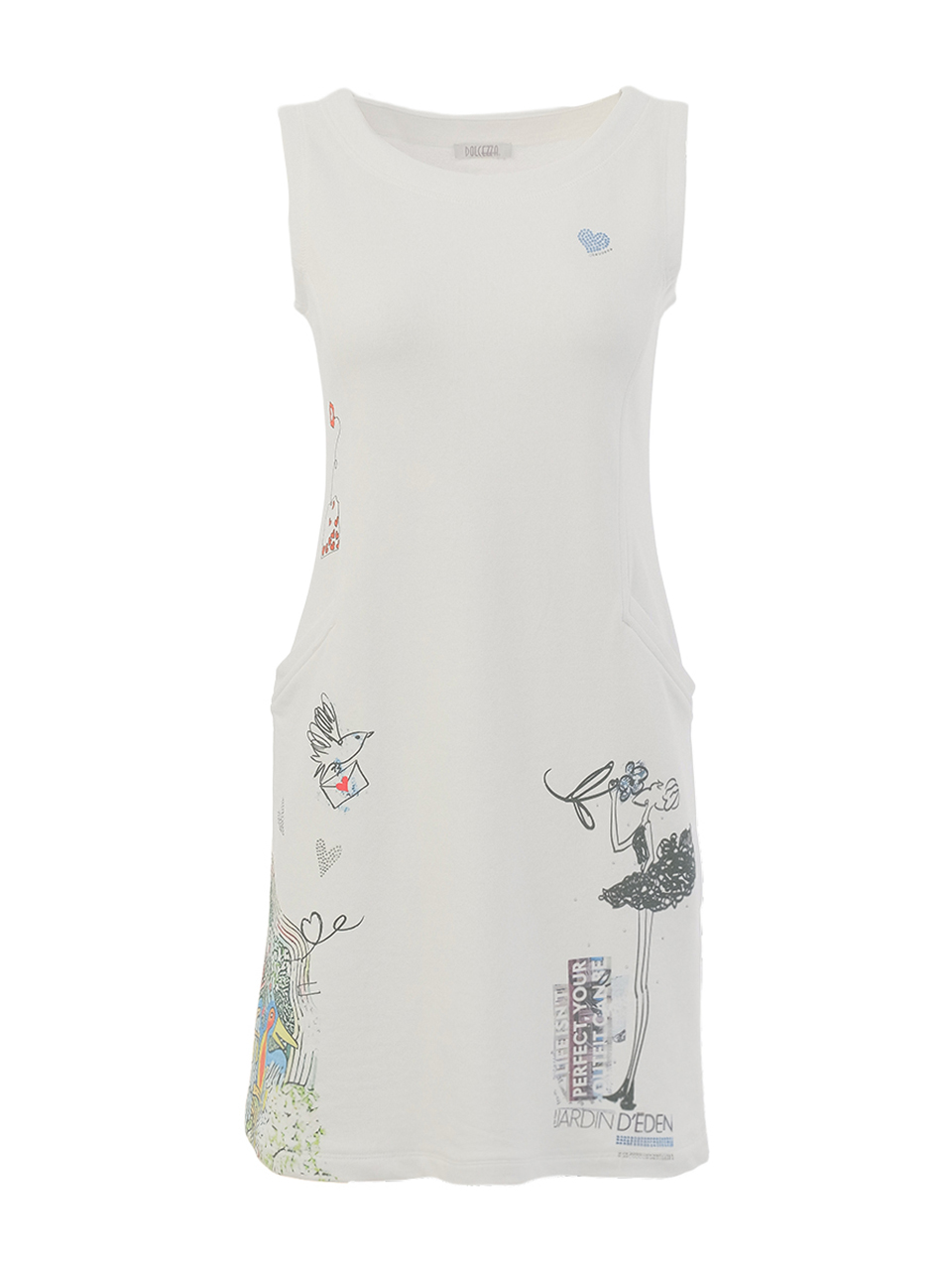 Dolcezza “Kollázs 46” Ruha - acélkék | MyBerill Boutique