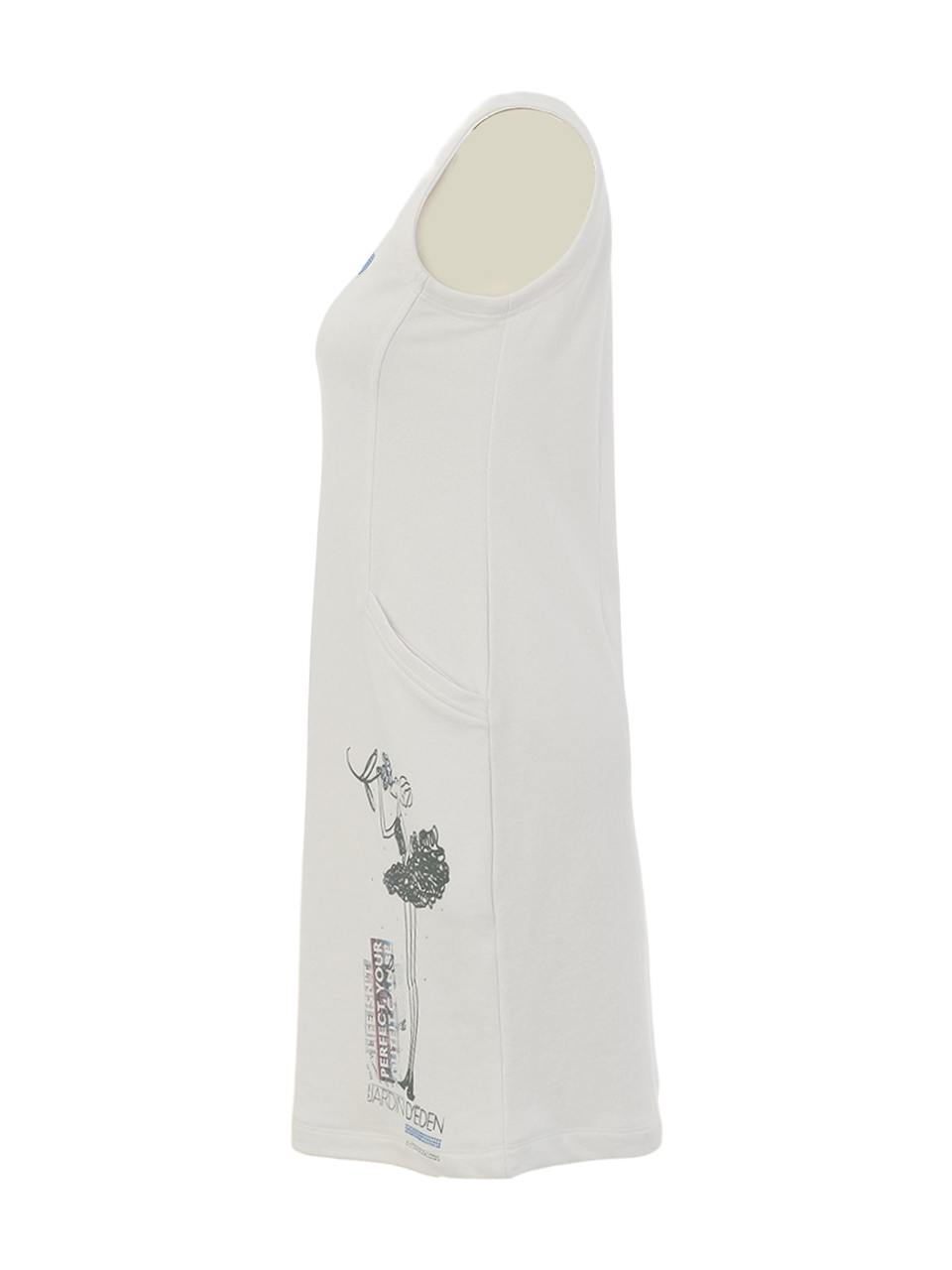 Dolcezza “Kollázs 46” Ruha - acélkék, 2. kép | MyBerill Boutique